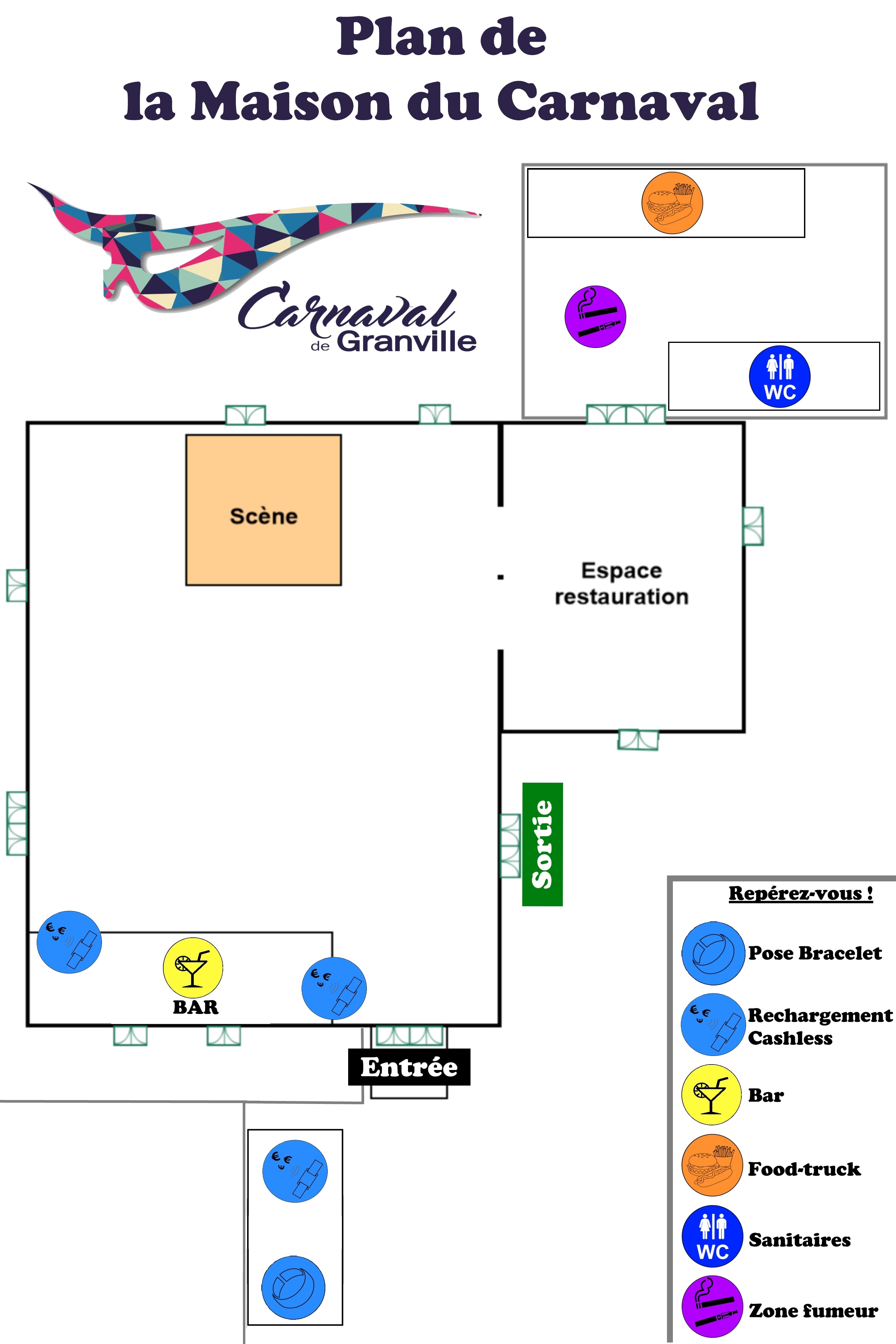 Plan maison du carnaval