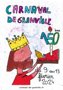 Affiche officielle du 150ème Carnaval de Granville