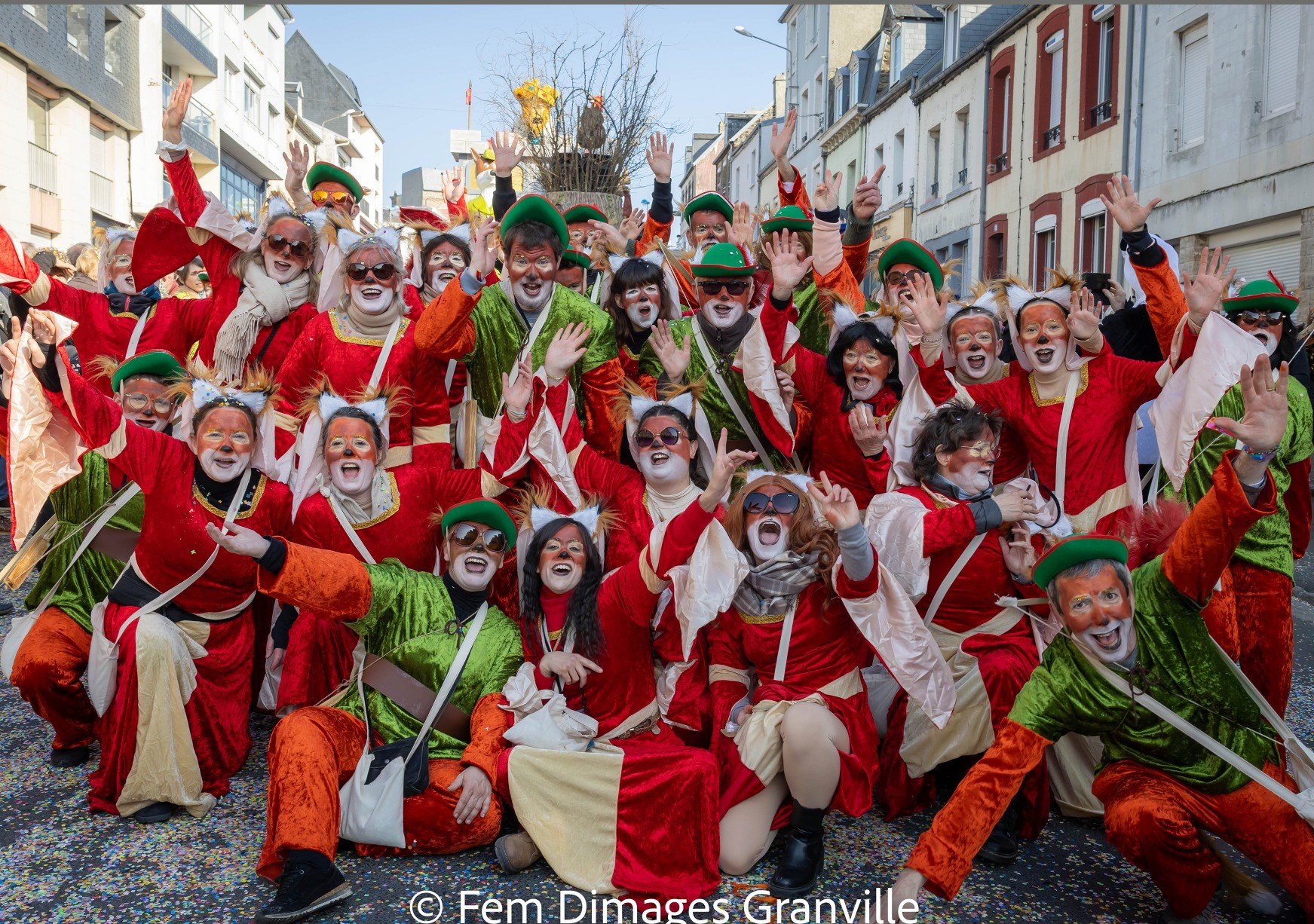 Comité des fêtes du Calvaire, char du carnaval de Granville