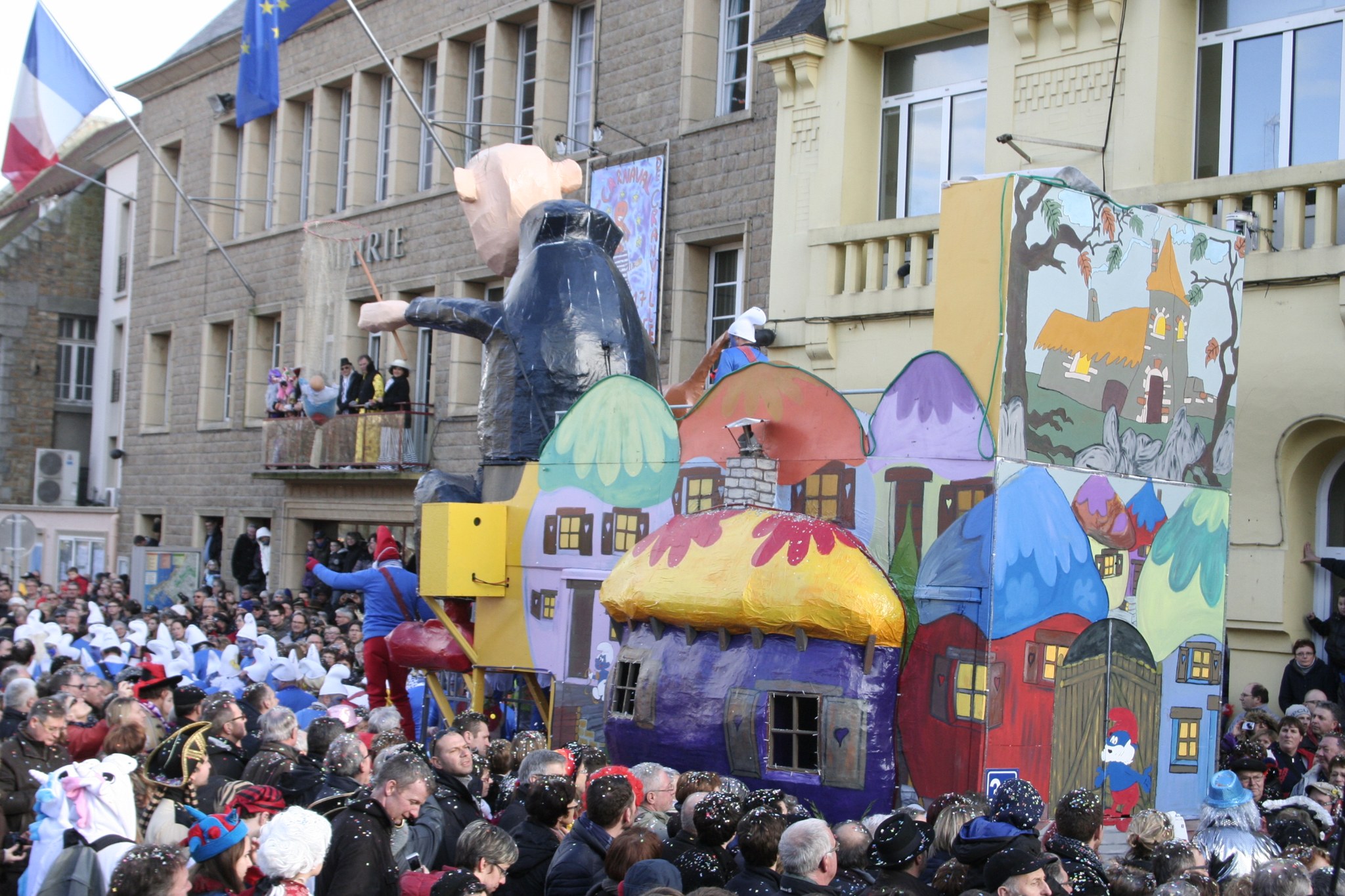 Les Saint-Cop's, char du carnaval de Granville