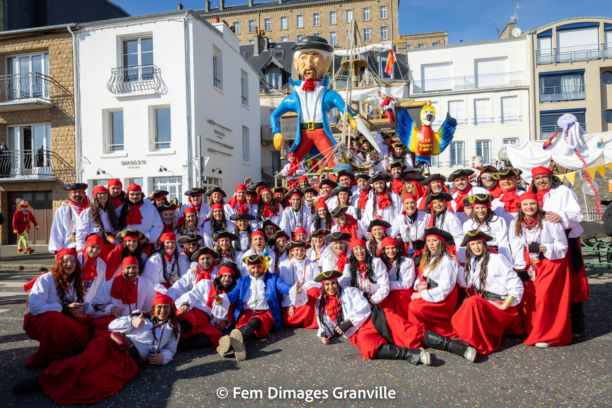 Les Saint-Cop's, char du carnaval de Granville